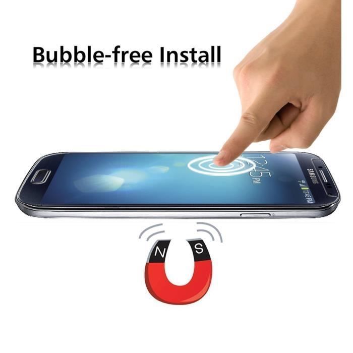 Screen Protector Glass Film - Phonillico® - SAMSUNG GALAXY S4 - Tempered Glass - Ultra Resistant - Anti-Scratch