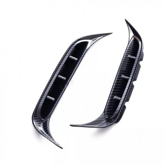 Carbon Fiber Front Bumper Air Vent Cover Trim For Kia Sportage X-Line X-Pro