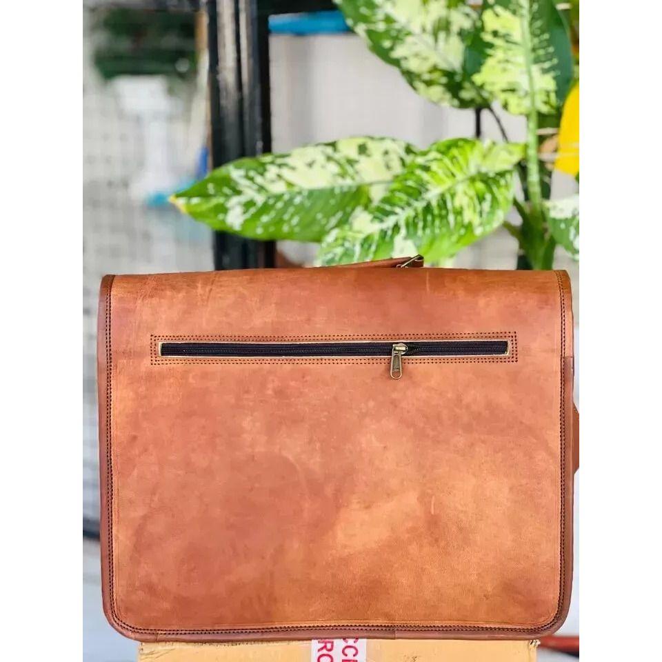 New Inspire Leather Messenger Bag Genuine Leather Laptop Satchel Bag Handmade