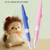 Felting Needle Handle with 3 Felting Needle Embroidery Punching Pen Three Needle Felting Handle for Wool Felted Toy
