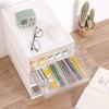 Transparent Desktop Storage Box Drawer Type Office File Storage Box Bedroom Study Stack Combination Portable Storage Cabinet