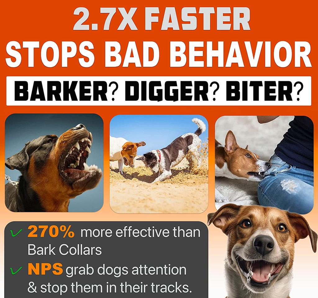 Release Pet Dog Repeller Ultrasonic Dog Training Device Rechargeable Anti Dog Bark Deterrent Device With LED Flashlight
