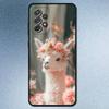 Kawaii Alpaca Lovely Phone Case For Samsung S25,S24,S21,S22,S23,S30,Ultra,S20,Plus,Fe,Lite,Note,10,9,5G Black Cover