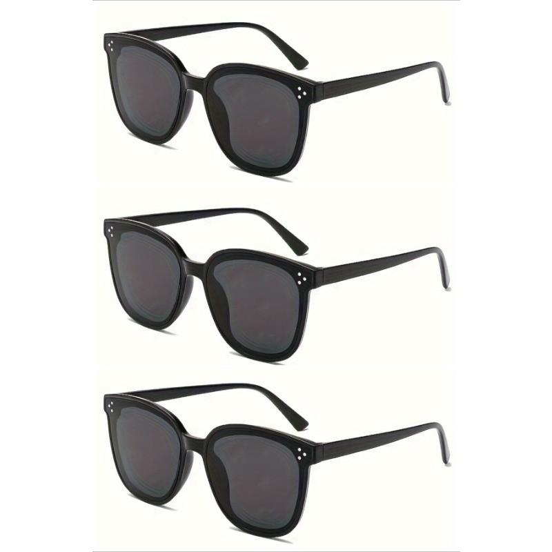 3PCS Sunglasses for Women Fashion Cat Eye Sunglasses Unisex Sunglasses UV Protect Aesthetic Shades Sunnies