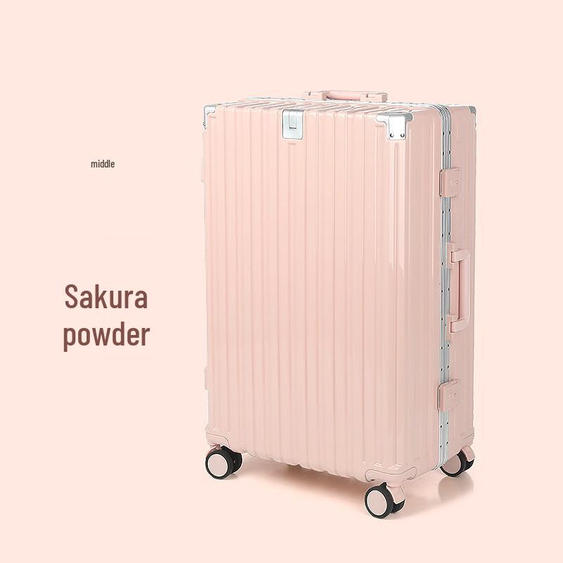 PACKAGE FASHION Women s Aluminum Frame Luggage 20-inch