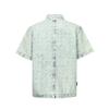 Evisu SS24 Water Wash Floral Jacquard And Seagull Embroidery Loose Denim Short Sleeve Shirt Men shirts Denim-Blue 2ESHTM4DI8015BZDN