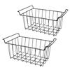 Basket Steel Wire PE Coating Space Saving Multifunctional     Bin for Refrigerator Food Storage