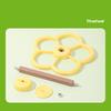 Washable Bird Spinning Toy 360° Rotation Parrot Perch with Anti-Slip Texture Hanging Parakeet Toys with 1.8'' Larger Washer