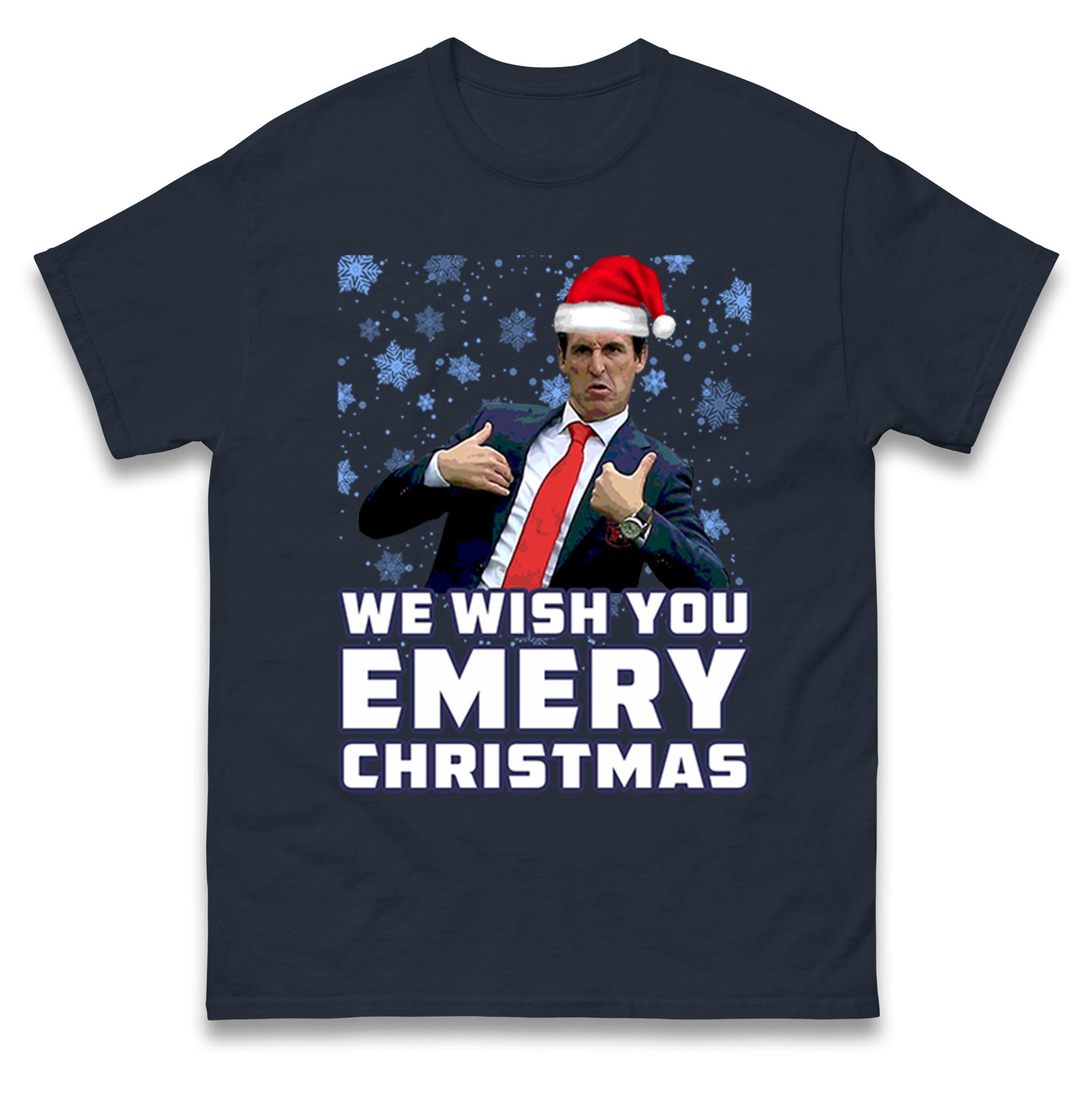 

We Wish You Emery Christmas Mens T Shirt Womens Tops Tees 3XL