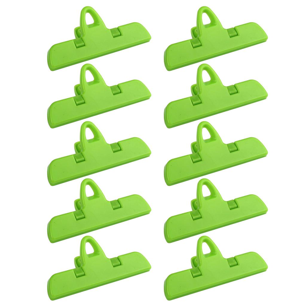 Pack of 10 Food Storage Bag Clip Preserve Snacks with Sturdy ABS Materials Accessory for Home and Dorm Daily Use