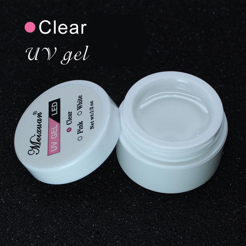 

5 Art Nail Resin Builder Extension Маникюр Цвета Гель-гель Типсы 15 г УФ-лак Prettybaby Transparent