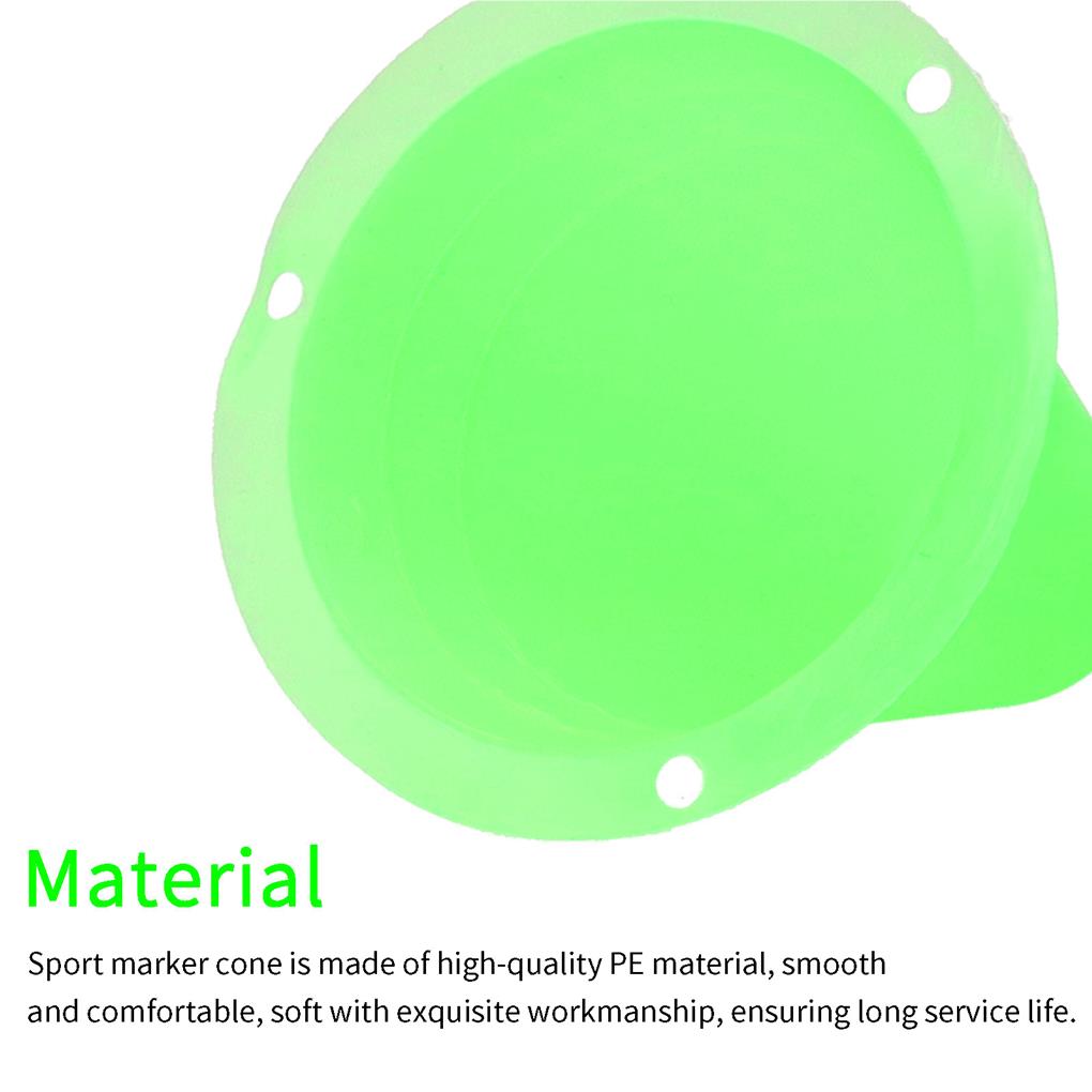 10pcs/lots Skate Marker High Elasticity Lightweight Soccer Training Cones Wear-Resistant Marking Barrier for Basketball Games