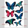 Motorrad bunte Automotive Schmetterling Auto Außendekore Kratzaufkleber Auto Aufkleber Aufkleber