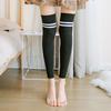 Knee High Sock Boots Women Winter Fleece Lined Leg Warmers Korean Style Long Socks Preppy Style