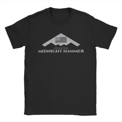 Unique Midnight Hammer T-Shirt for Men Round Collar 100% Cotton T Shirt  Short Sleeve Tees Graphic Clothing