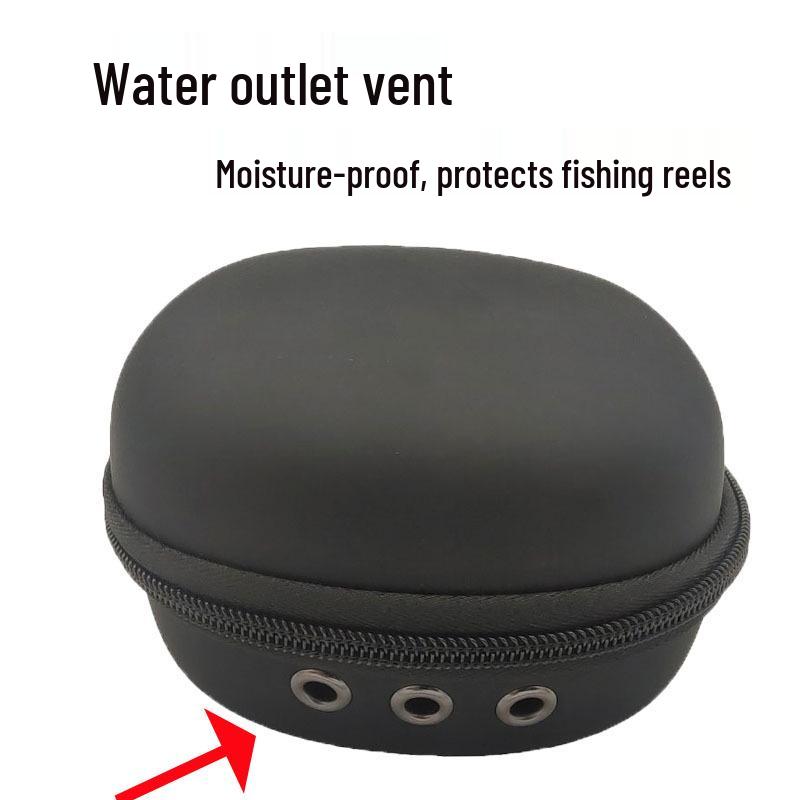 Universal EVA Fishing Reel Bag - Customizable Logo - Fits Spinning, Baitcasting, Raft Reels - Durable Protection Box