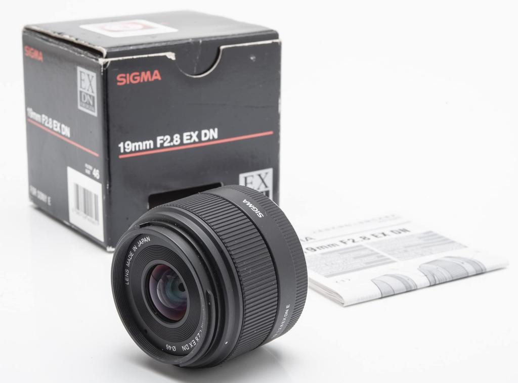 Sigma 19mm EX DN for Sony Prime 19mm EX DN SE F2.8 E-mount Digital-only Wide-angle F2.8