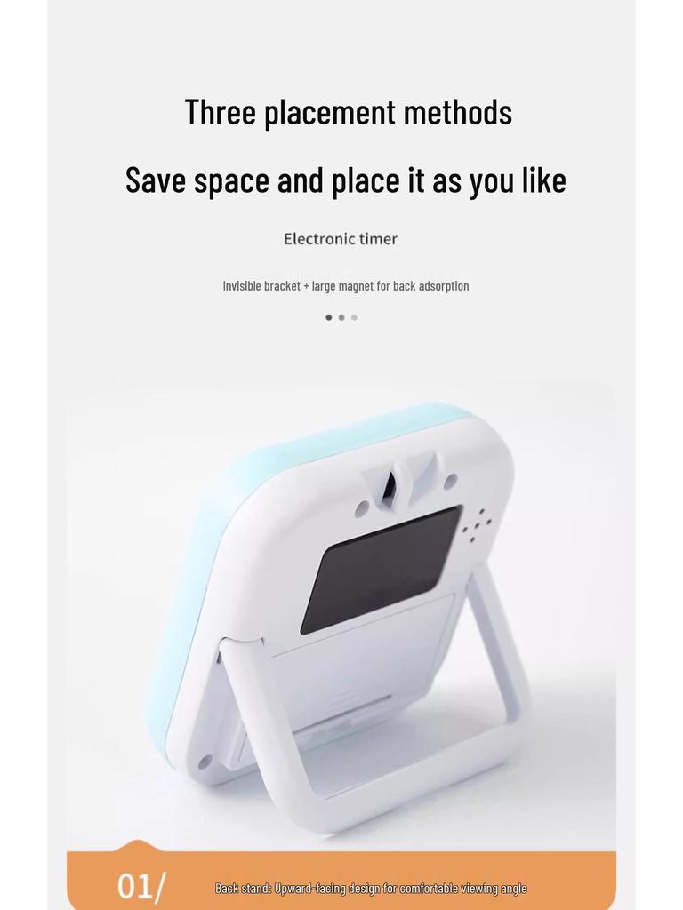 Electronic Timer for Students: Study & Exam Alarm, Self-Discipline Clock, Kitchen Baking Timer