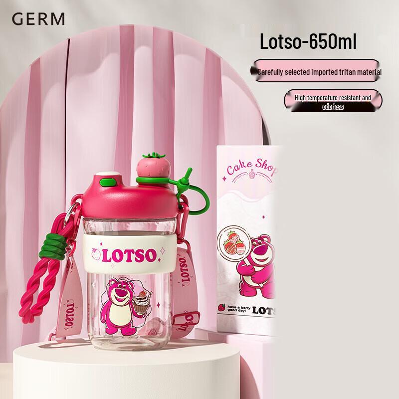Germ Toy Story Lotso Straw Water Bottle