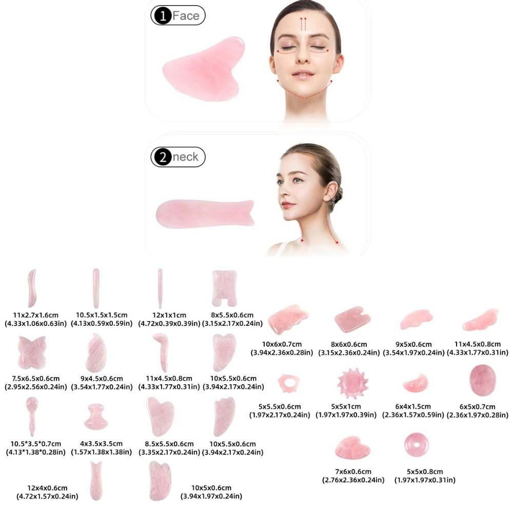 Reduce Puffiness Guasha Face Massager Tool Face Relax Sliming Gua Sha Board  Skin Caring