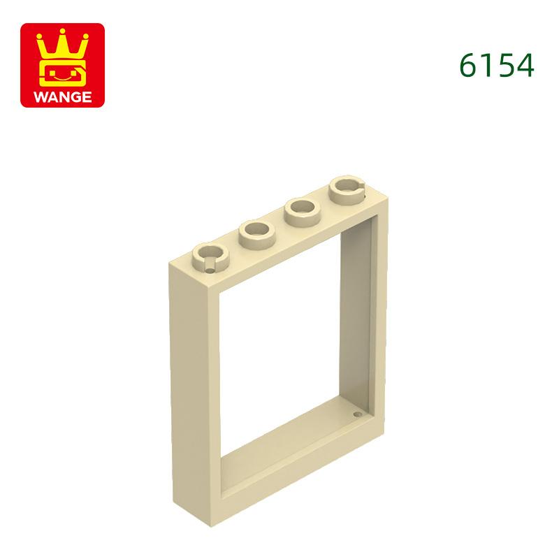 

Non-Toxic 54Pcs/Lot 6154 1X4X4 Window Frame Building Blocks Moc House Accessories Compatible With Brick Children Toys Gift Box 54pc