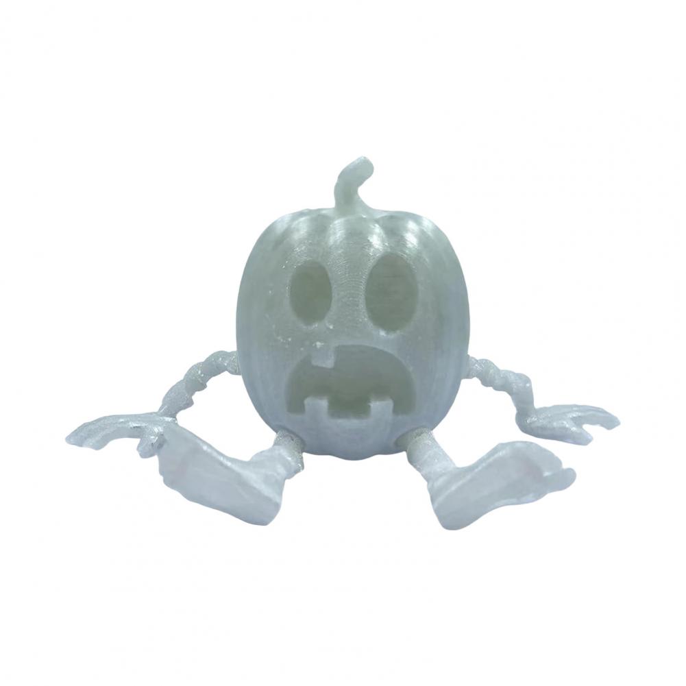 Halloween 3D Printed Pumpkin Figurine Posable Pumpkin Fidget Toy Movable Pumpkin Action Figure Desktop Decoration Ornament Festi