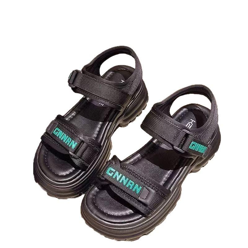 Fashion Outer Wear Beach Women's Shoes New Summer Trendy with Muffin Platform Casual Sports Sandals Women