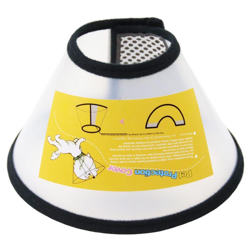 

Елизаветинский воротник против вылизывания, кусания, воротник позора, воротник для стерилизации кошек, шейный воротник, регулируемый головной убор, товары для собак и домашних животных XS [within recommended 1.50kg]] Transparent