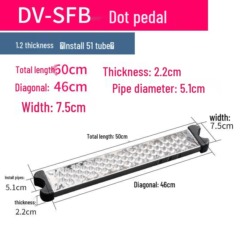 304 Stainless Steel Swimming Pool Ladder Anti-slip Pedal
