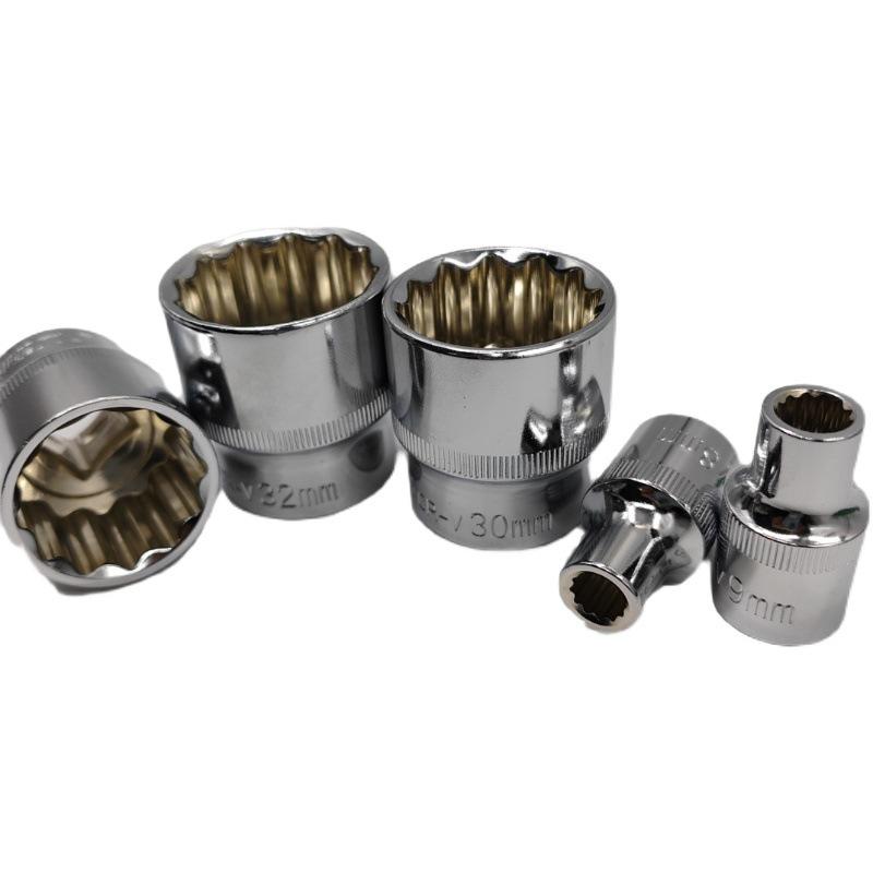Zestaw nasadek Torx Dafei: 12-punktowe, Rozmiary 8-19, 22-27, 30-36, Gniazdo 12,5 mm, Narzędzia do naprawy samochodów 1/2".