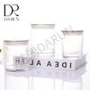 Transparent Glass Aromatherapy Candle Holder Cup