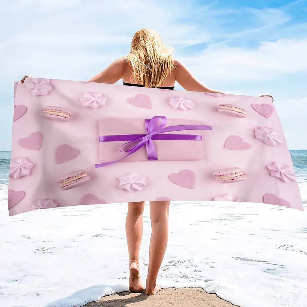 Strawberry Beach Towel Summer Fruit Pineapple Beach Towels for Adults Beach Pool Spa Gym Travel Microfiber Large Travel Holiday