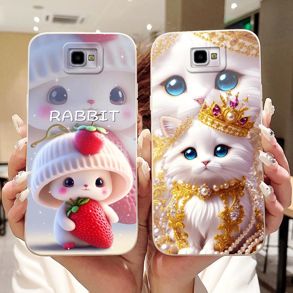 For Samsung Galaxy J7 Prime Case SM-G610F Fashion Candy Painted Cover Soft TPU Phone Cases For Samsung J7 Prime J7Prime 2 Fundas