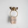 Antique Brass 3pcs Bath Towel Set Bird  Ring Carved Toilet Paper Holder Creative  Bar  Bathroom Accessories WF