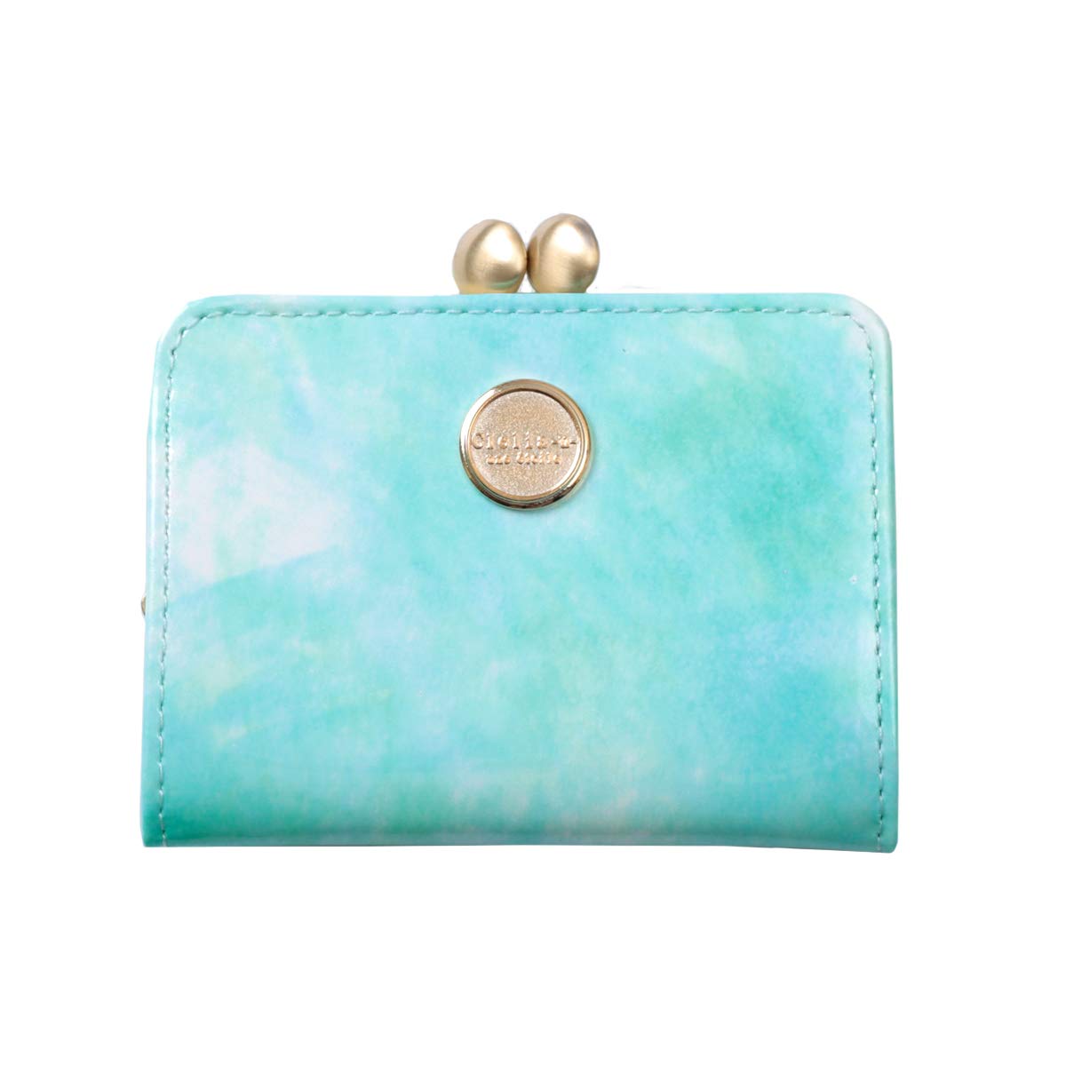 

Coin Purse Genuine Leather Enamel Art Leather Clasp with Card Pocket Box Type Coin Case Made in Japan Bouquet Series [Cleria U] Women s [CLU-802]