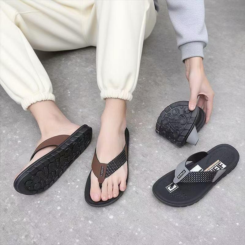 Flip-Flops Herren Pantoffeln zwicken Füße Herrenmode Freizeit weich Strand Outdoor wasserdicht Oberbekleidung dicke Sohle flacher Absatz