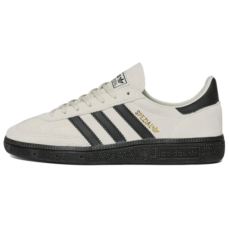 Adidas Handball Spezial Алюминий Черный Унисекс Кроссовки Кремовый Основной черный Золотистый металлик JR3667 36.5