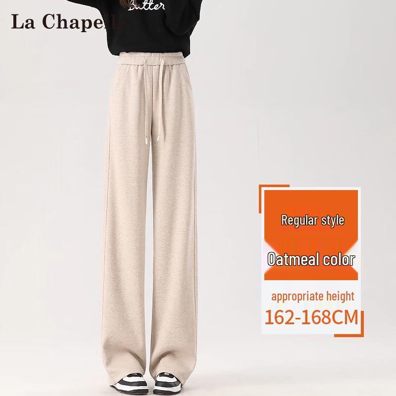 La Chapelle Women s Herringbone Wool Wide-Leg Pants XL