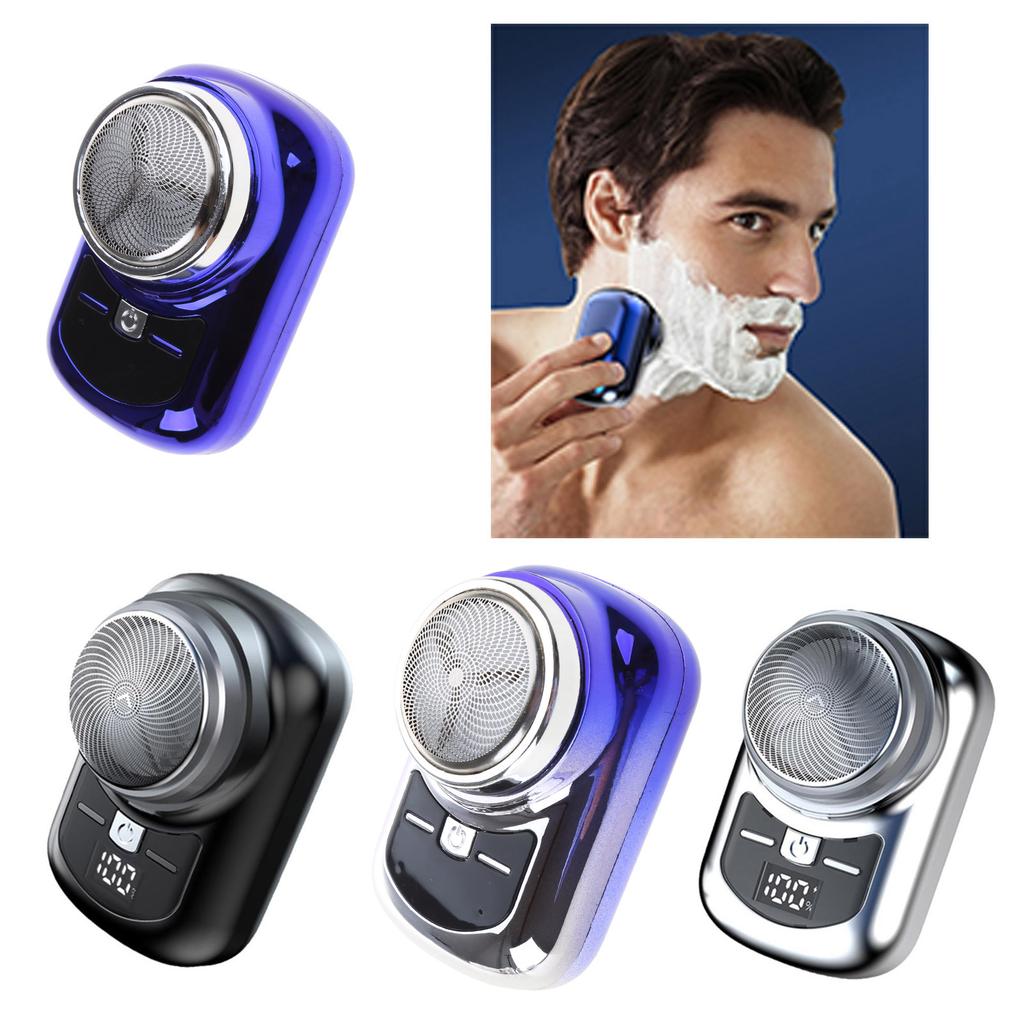 Washable Electronic Razors Mini Electric Travel Shaver For Men Pocket Men Rechargeable Cordless Shaving Face BeardsRazor