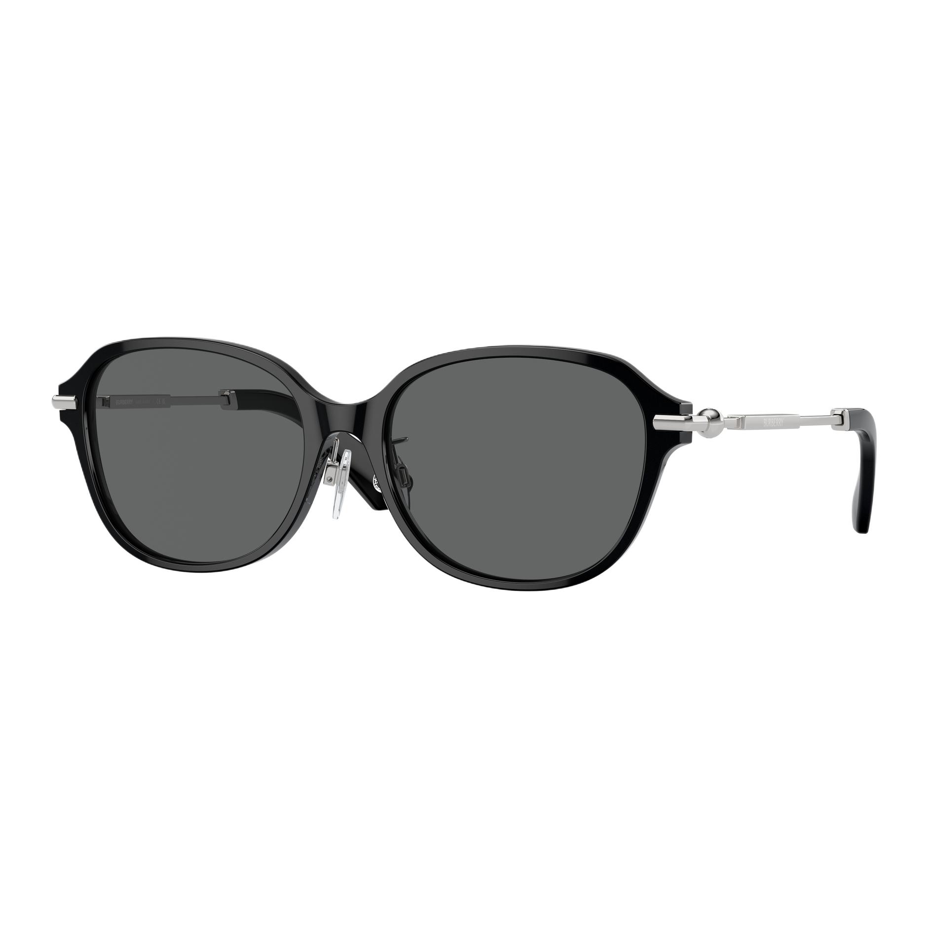 Burberry Full Frame Design Metal Oval Sunglasses Unisex sunglasses Silver Gold BE4429D-300187
