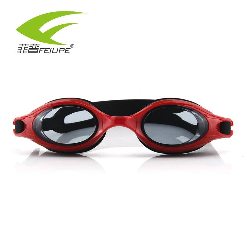 

Swimming goggles for adults and children, waterproof and anti-fog, compact student style, high-definition swimming goggles for men and women красный
