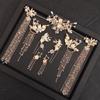 Hair Comb Pearl Tassel Hair Stick Chinese Hairpin Set Hairstyle Design Tool Women Hair Accessories