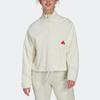 adidas Women's Off-White Buttoned Casual Jacket HP1586