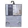 Voilage brodé "Mia" tamisant 140 x 240 cm Atmosphera - Gris