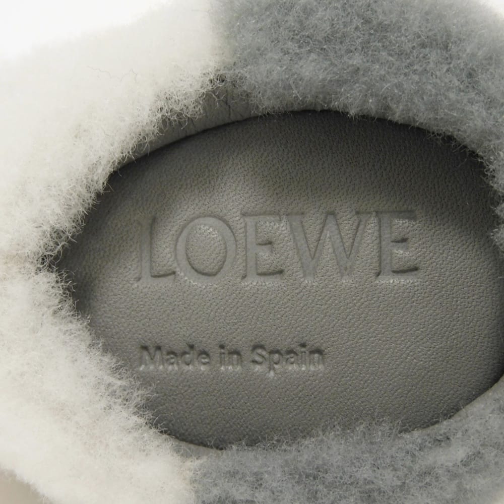 Used 12695 Bunny Mouton Coin Purse Charm C880T40X03 7943 Animal Rabbit Excellent Condition Snafjita Shearling Gray