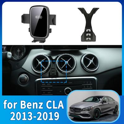 Car Mobile Phone Holder Accessories for Mercedes Benz CLA C117 GLA 2013~ GPS Bracket Navigation Stand Auto