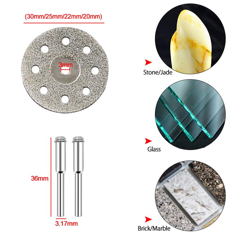 High-Speed Diamond Cutting & Grinding Disc Set for Electric Grinders – Steel & Resin Mesh Circular Saw Blade for Woodworking