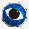1pc Eye Icon Automatic Folding Umbrella, Portable & Foldable Design with 8 Ribs, Casual Outdoor Accessory Halloween and Christmas Gifts Yy25