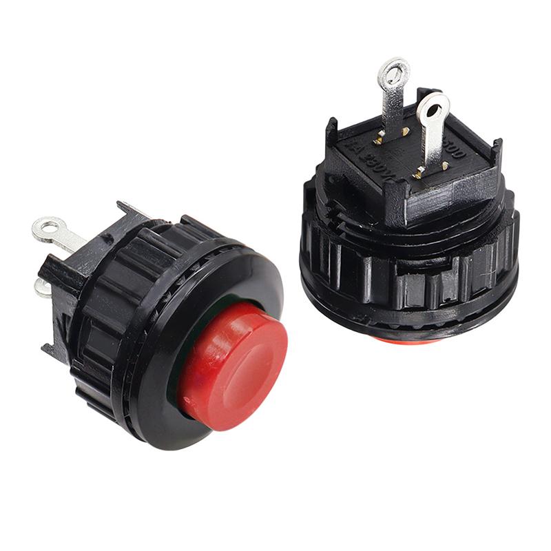 5 Peças Interruptor de Botão de Pressão Momentâneo 14mm Momentâneo 3A/250Vac Interruptores Redondos Interruptor de 2 Pinos Ds-500 Botões Elétricos