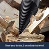 Electric Wood Splitting Cone Drill Bit for Firewood Cutting